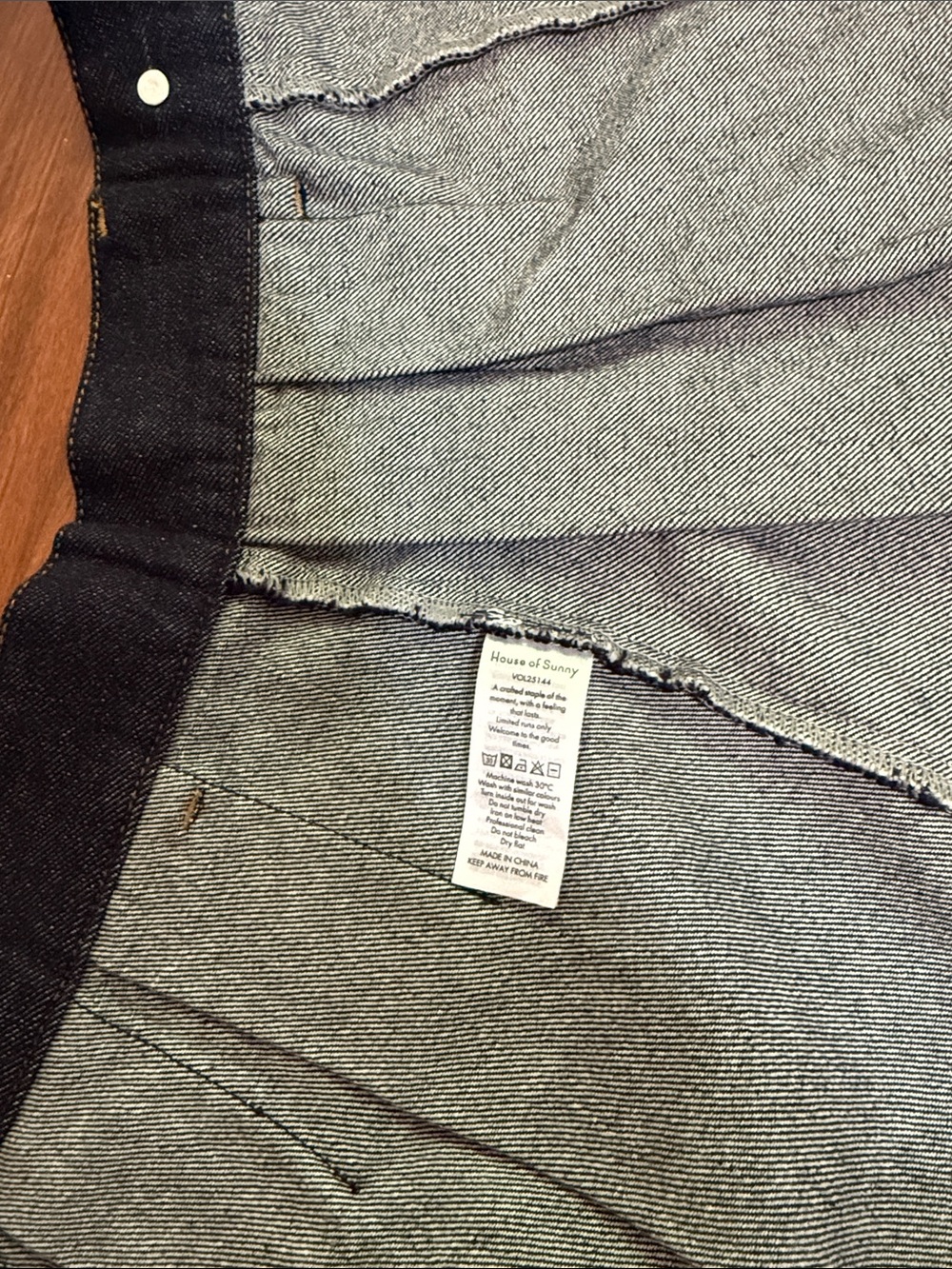 House of Sunny Pleated Denim Skirt - Picture 11 of 14